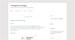 Desktop Screenshot of preisagenturstuttgart.de